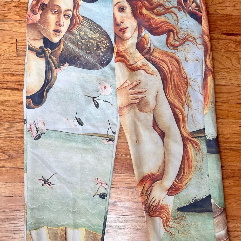 XL madness the birth of venus botticelli trousers / pants aphrodite print